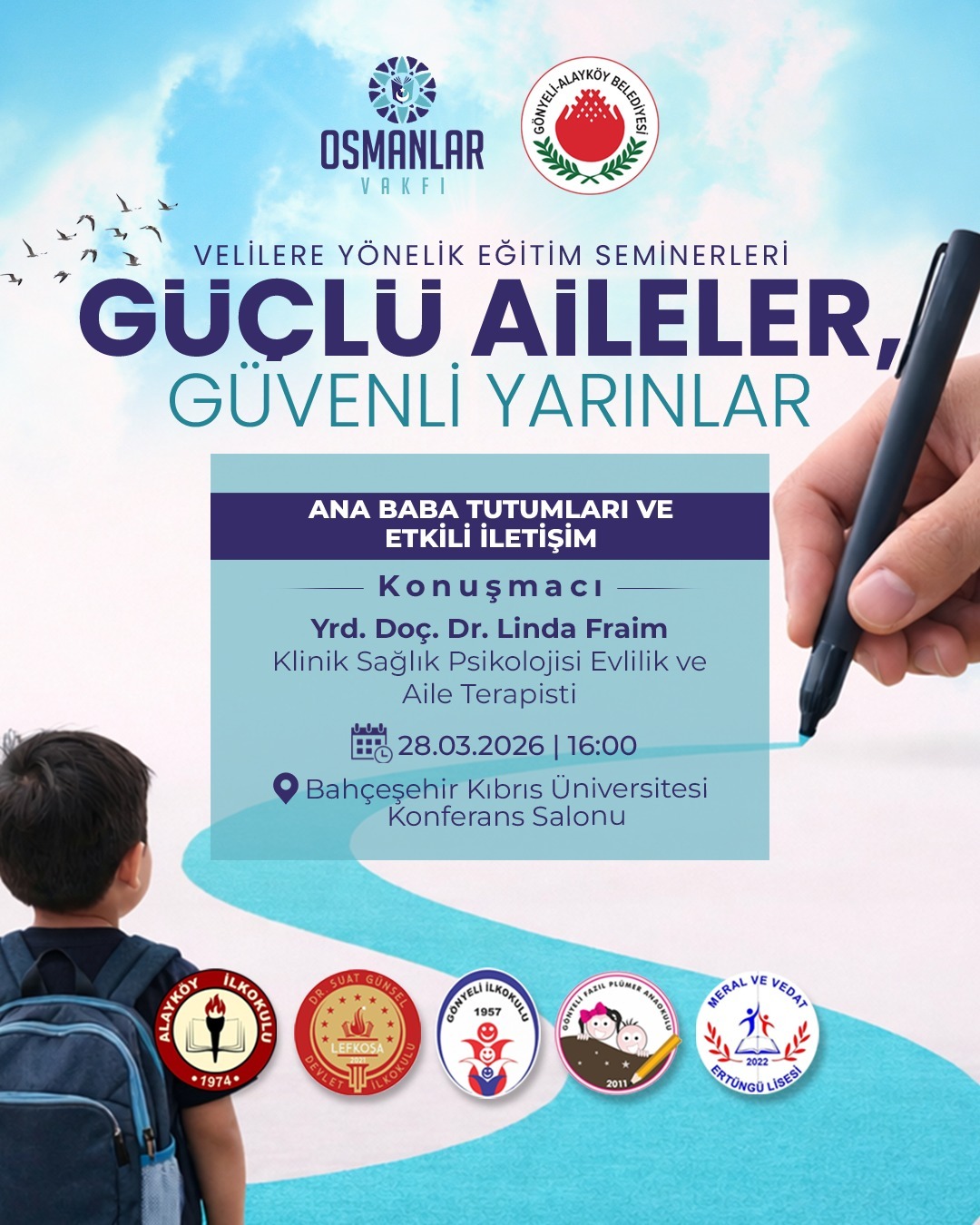“Ana Baba Tutumları ve Etkili İletişim” semineri yarın yapılacak