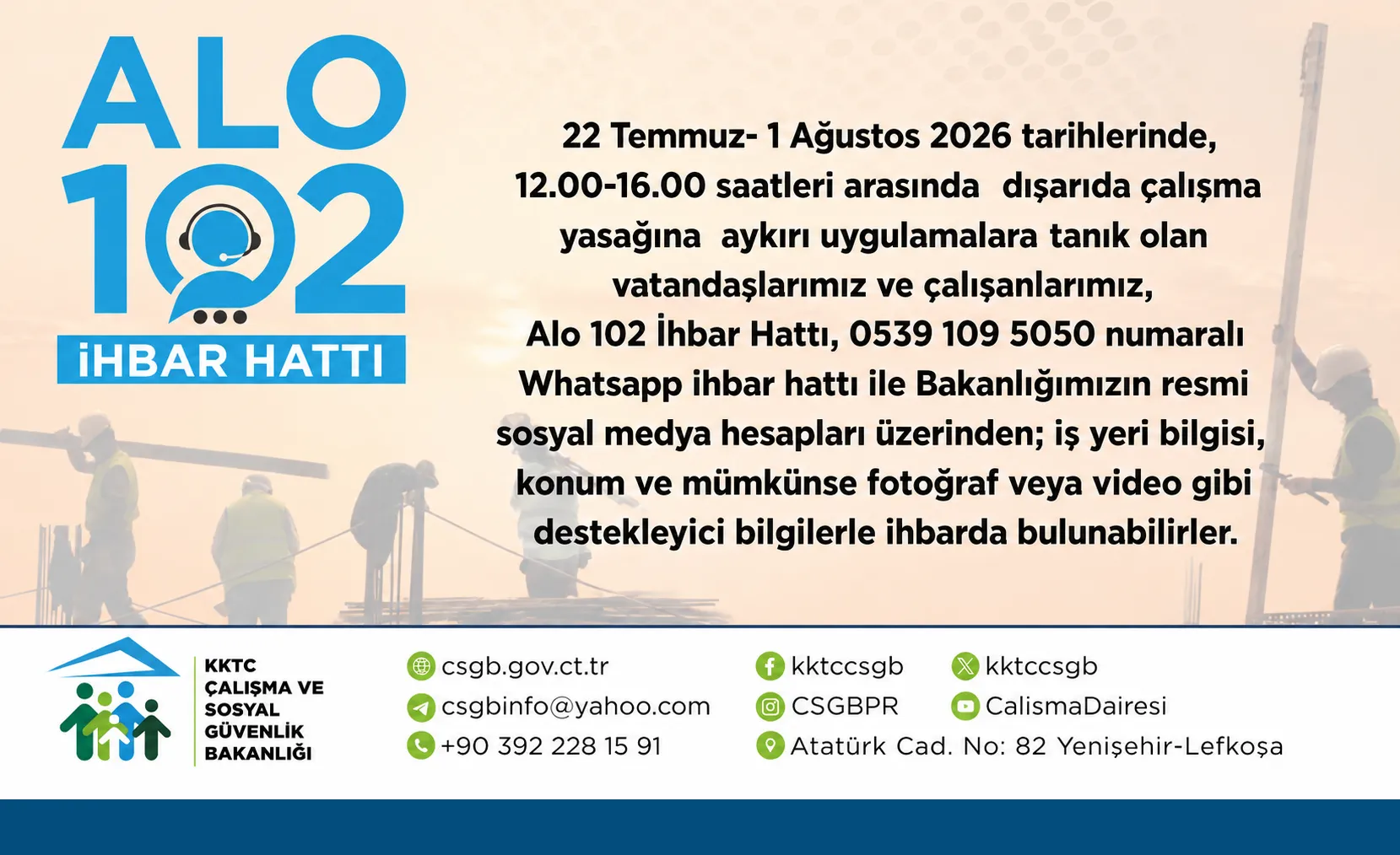 Sıcak Hava Denetimleri Başladı: Alo 102'ye Gelen Her İhbar Öncelikli Değerlendirilecek
