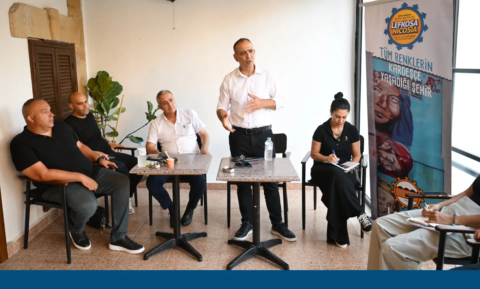 LTB Başkanı Harmancı, Zahra Sokak esnafı ile bir araya geldi