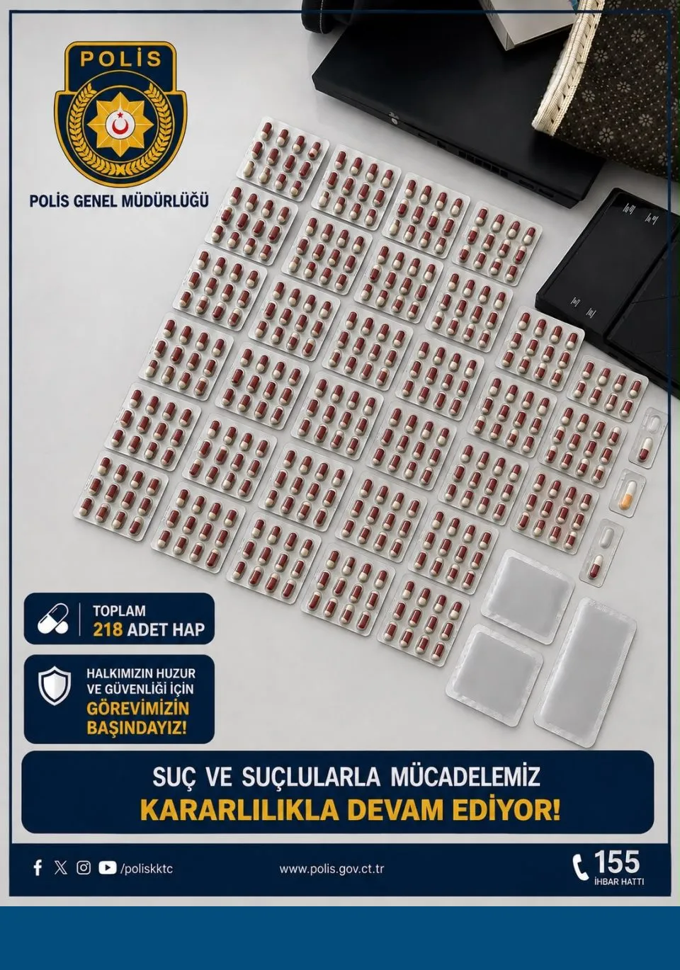 Yeşil Reçeteli 218 Hapla Yakalanan İki Kişi Tutuklandı