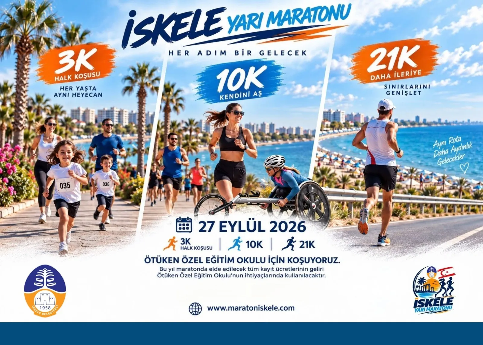 İskele Yarı Maratonu 27 Eylül’de: Her adım özel gereksinimli bireylerin geleceğine