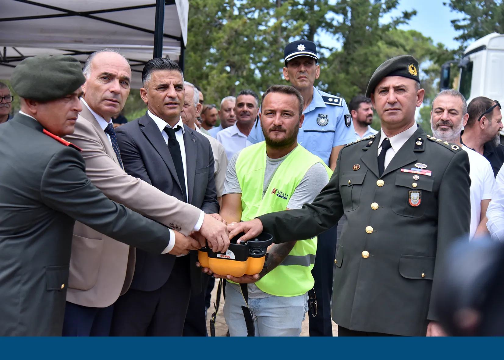 Yeşilova (Mandria) Şehitler Anıtı’nın temeli törenle atıldı